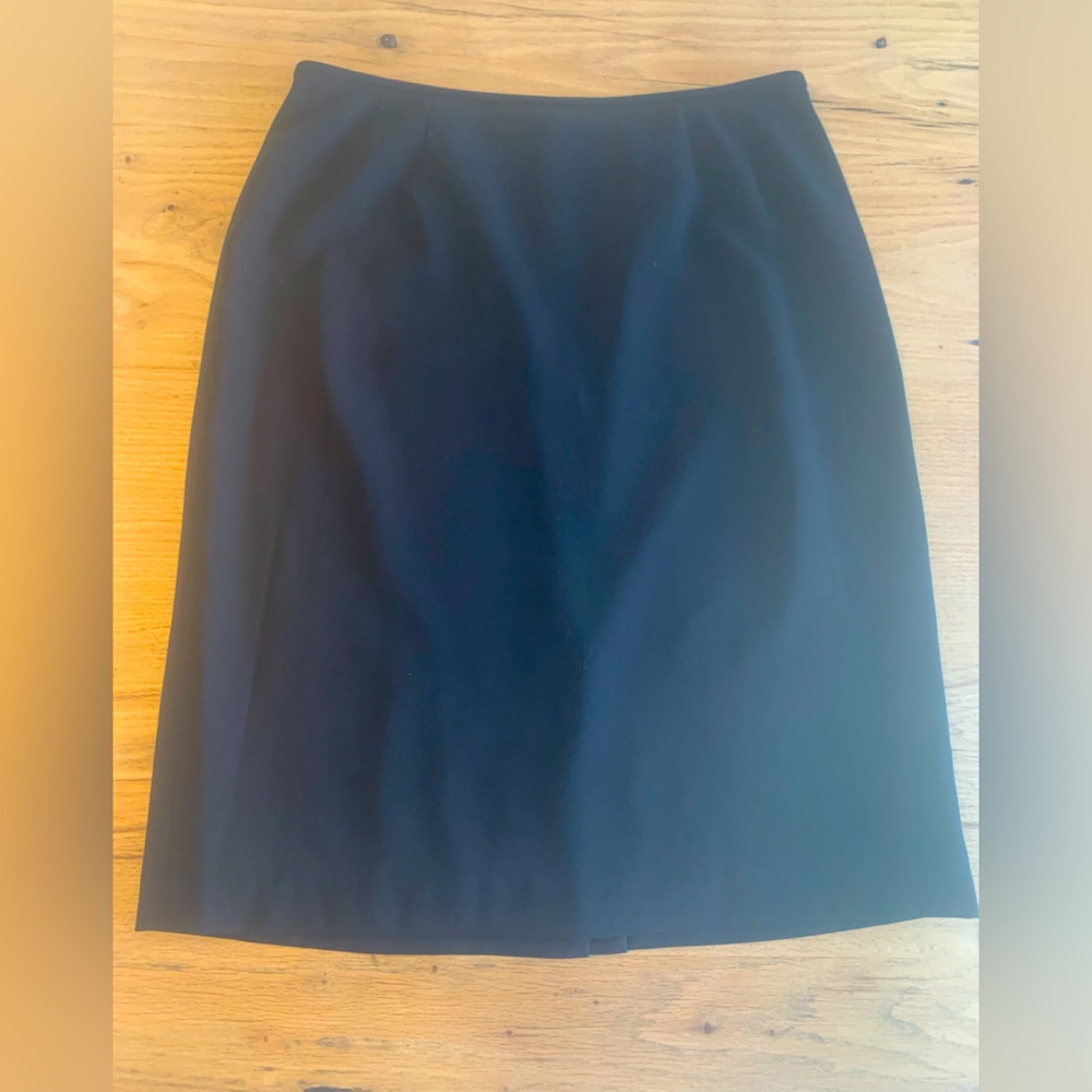 Kasper Classics Pencil Lined Skirt Black Knee Length Women’s 14 Preloved